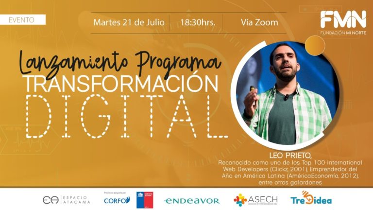 [#AgendaCoWeb] Lanzamiento «Programa Transformación Digital» de FMN