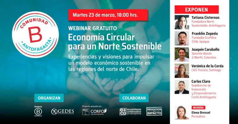 Hoy nuevo Webinar de Comunidad B Antofagasta
