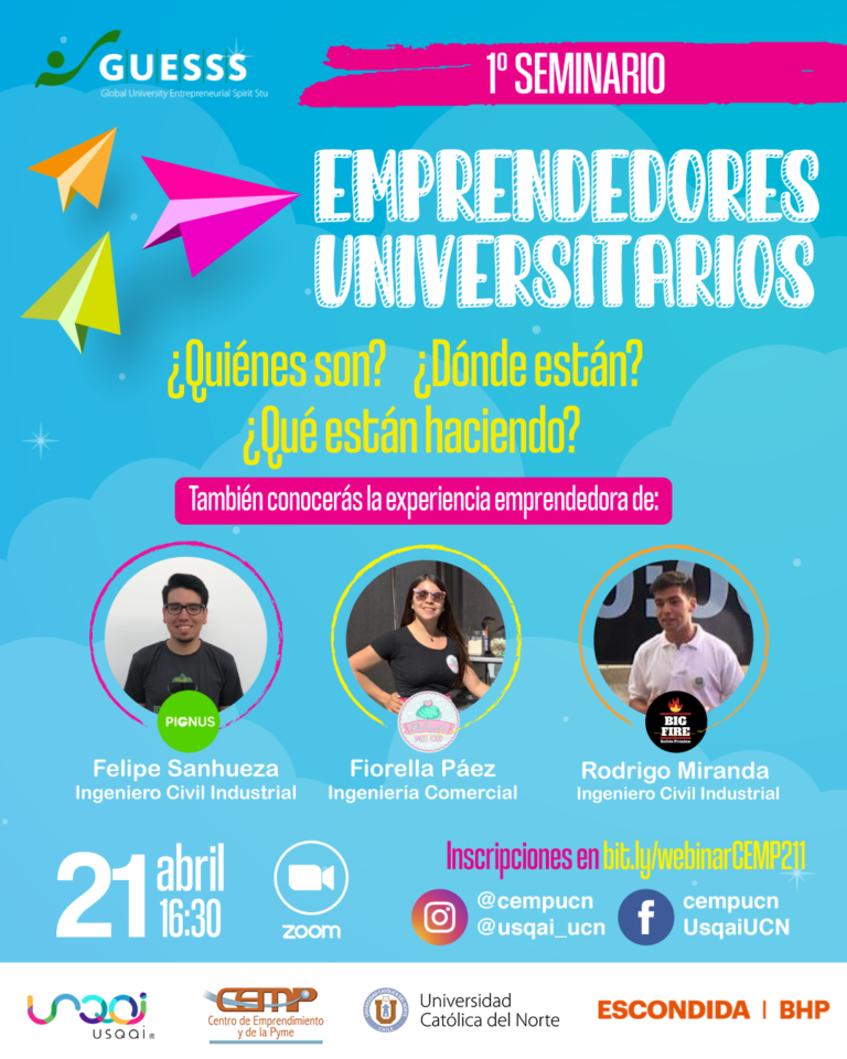 Primer Seminario de Emprendedores Universitarios!