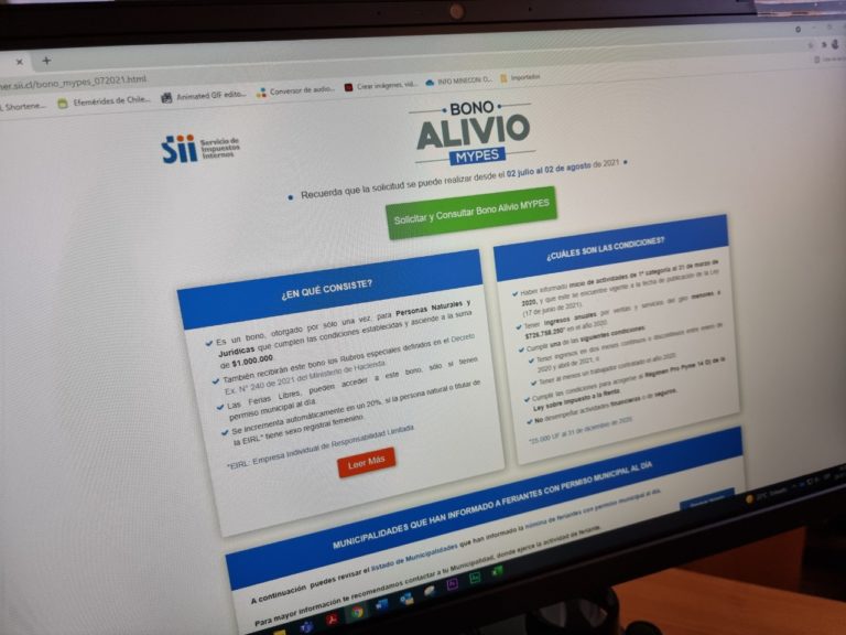 COOPERATIVAS PUEDEN POSTULAR AL BONO DE ALIVIO POR $1 MILLÓN