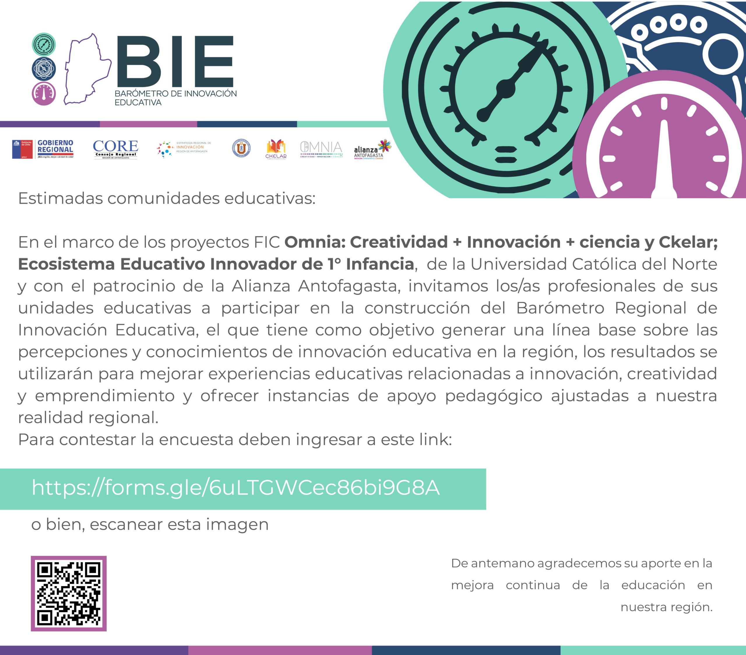 PARTICIPA EN EL PRIMER BARÓMETRO DE INNOVACIÓN EDUCATIVA