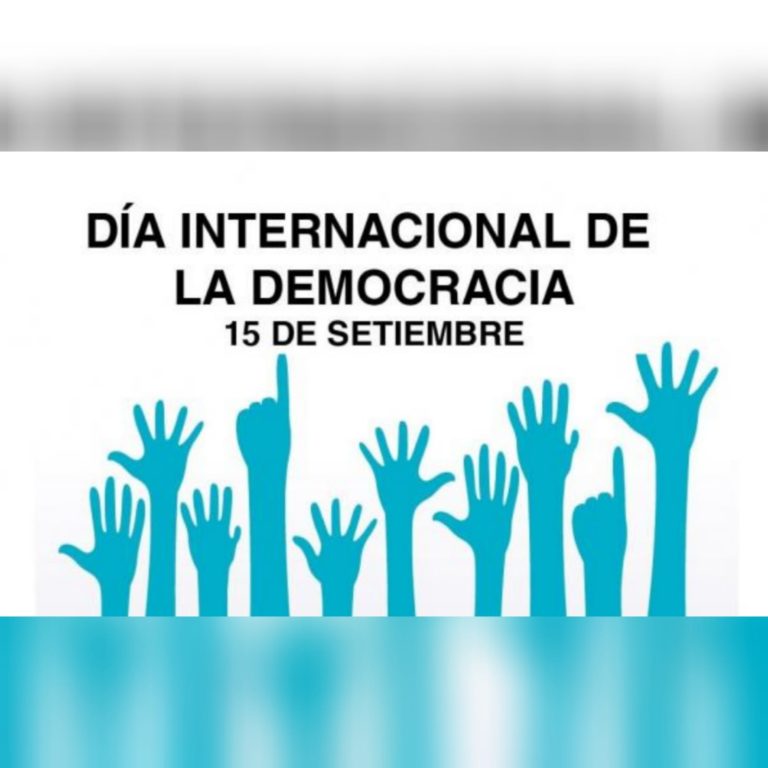 15 DE SEPTIEMBRE DÍA INTERNACIONAL DE LA DEMOCRACIA
