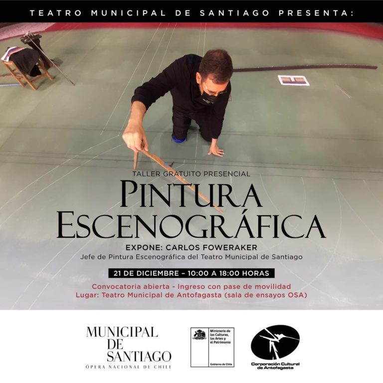 PARTICIPA DEL TALLER “EL ARTE DE LA PINTURA ESCENOGRÁFICA”
