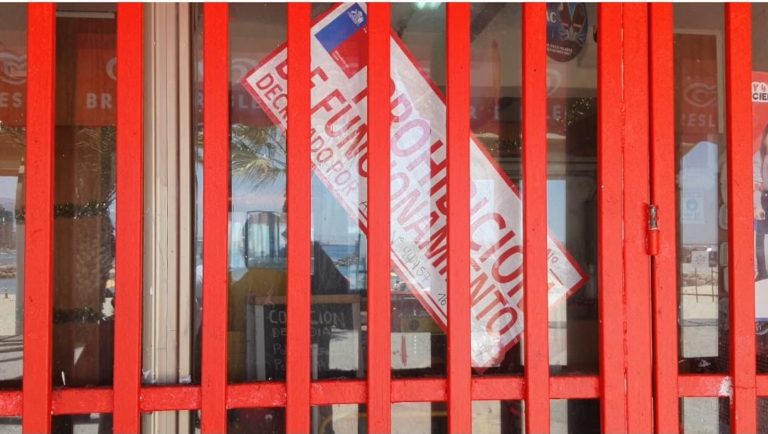 PROHÍBEN EL FUNCIONAMIENTO DE 3 LOCALES UBICADOS EN EL BALNEARIO DE ANTOFAGASTA