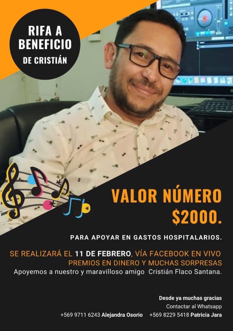 APOYA LA RIFA A BENEFICIO DE CRISTIÁN SANTANA