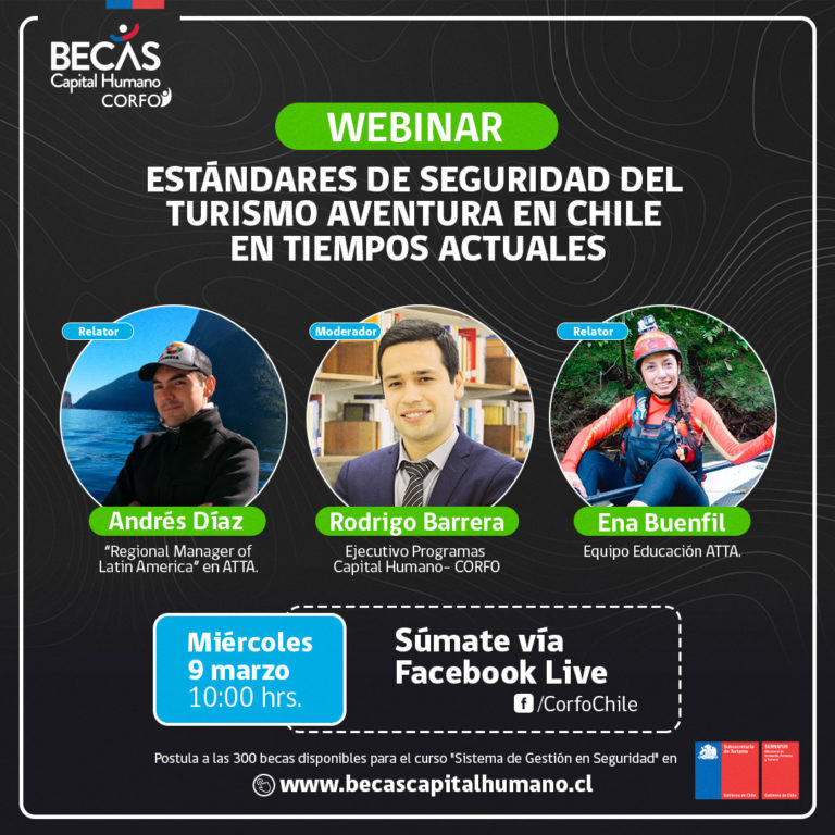 WEBINAR: ESTÁNDARES DE SEGURIDAD PARA EL TURISMO AVENTURA