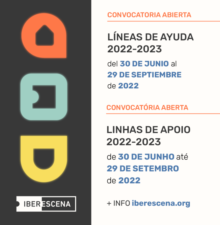 PARTICIPA EN EL PROGRAMA DE ARTES ESCÉNICAS IBERESCENA
