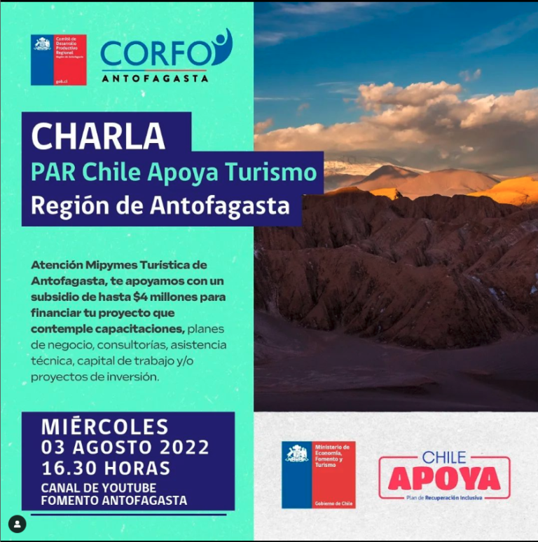Charla PAR Chile Apoya Turismo