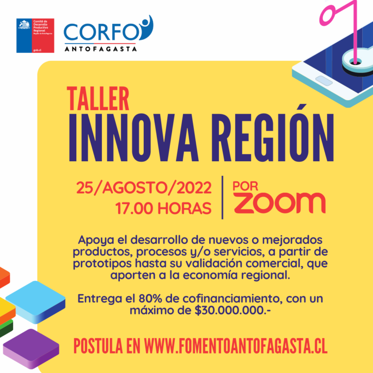 NUEVA CONVOCATORIA DEL COMITÉ CORFO ANTOFAGASTA