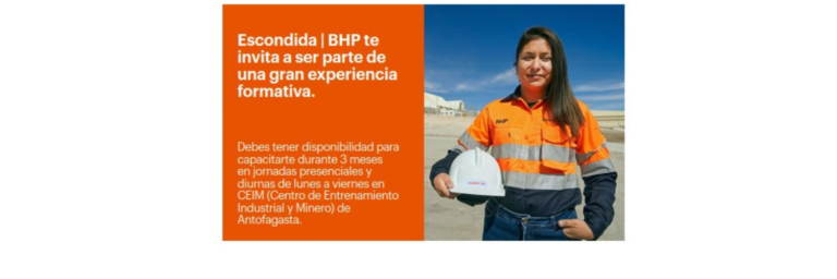 POSTULA PARA SER UNA DE LAS MUJERES TRAINEE DE ESCONDIDA | BHP