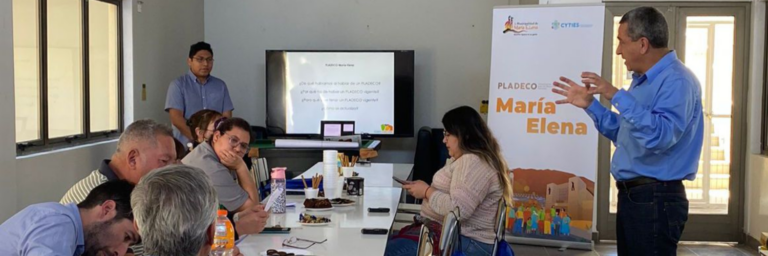 Concluye proceso de construcción del Plan de Desarrollo Comunal de María Elena