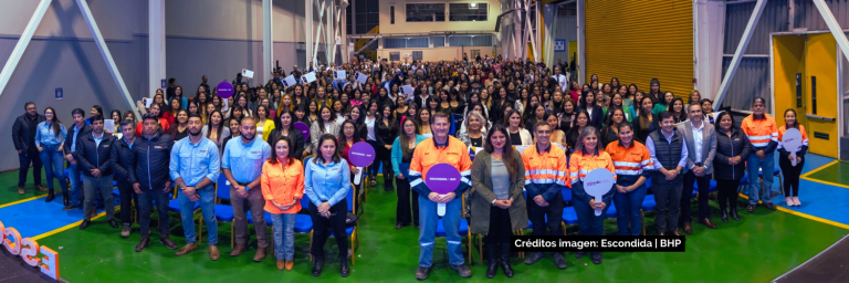 Porcentaje de mujeres en la dotación de Escondida | BHP