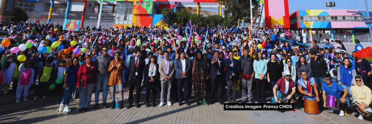 Pintura participativa en escuelas de Antofagasta