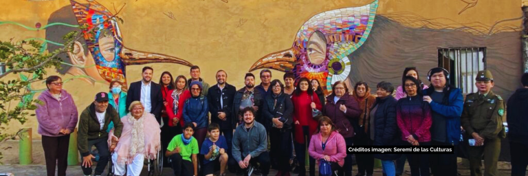 Nuevo mural mosaico en Antofagasta