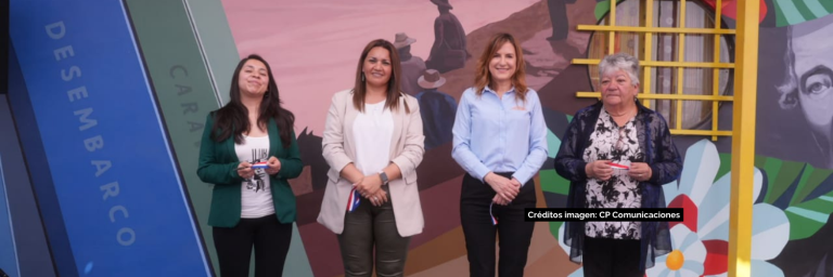 Vecinos de Sierra Gorda inauguran nuevo mural patrimonial