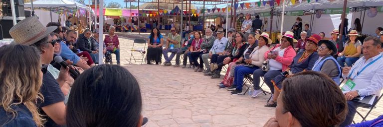 Encuentro de Cultoras y Cultores Indígenas en San Pedro